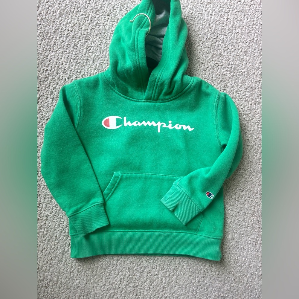 Champion Kids Vibrant Green Hoodie 5t